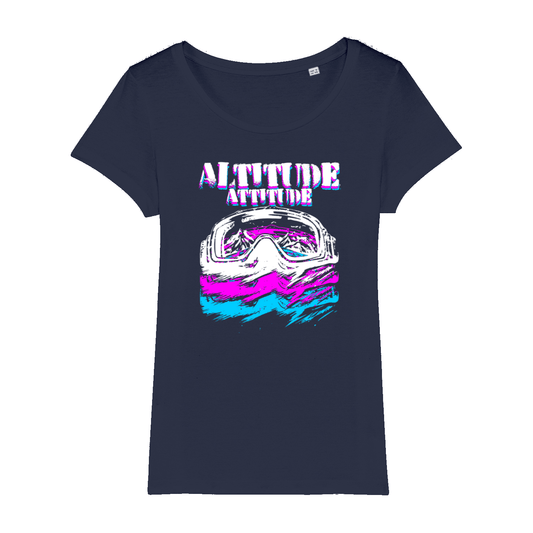 Altitude Attitude Skibrille - Frauen T-Shirt - Summer Sucks
