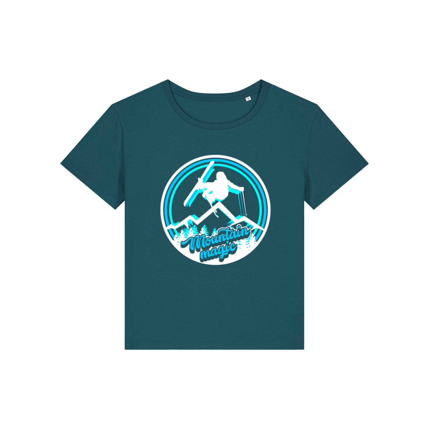 Mountain Magic (Rund) - Frauen T-Shirt
