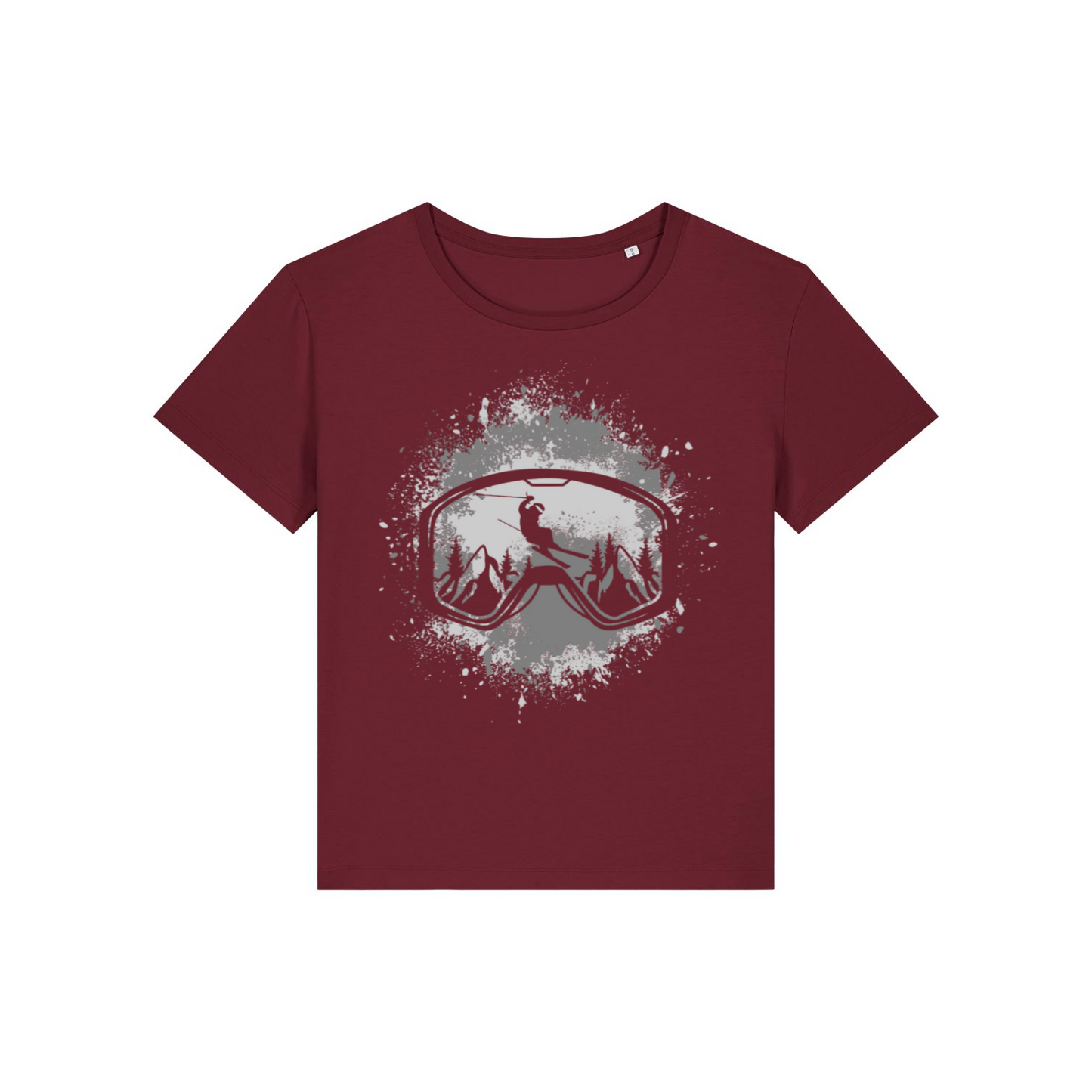 Skibrille (Klar) - Frauen T-Shirt